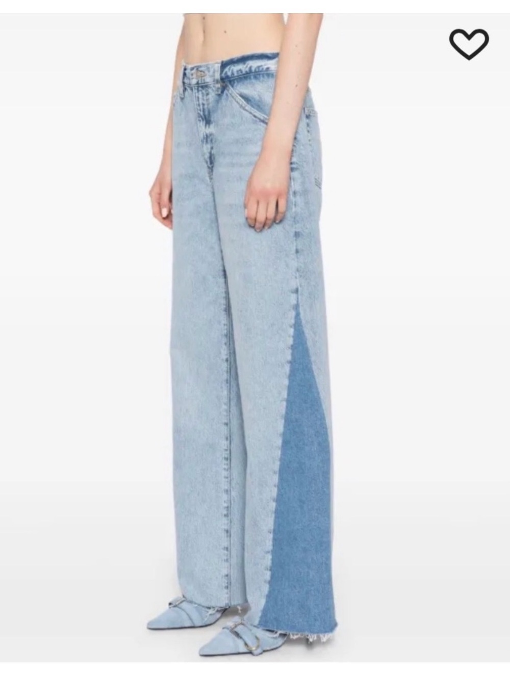 Frame Le Baggy Palazzo Jeans - Picture 3 of 10
